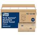 Tork Xpress Soft Multifold Hand Towel White with Grey Leaf Print