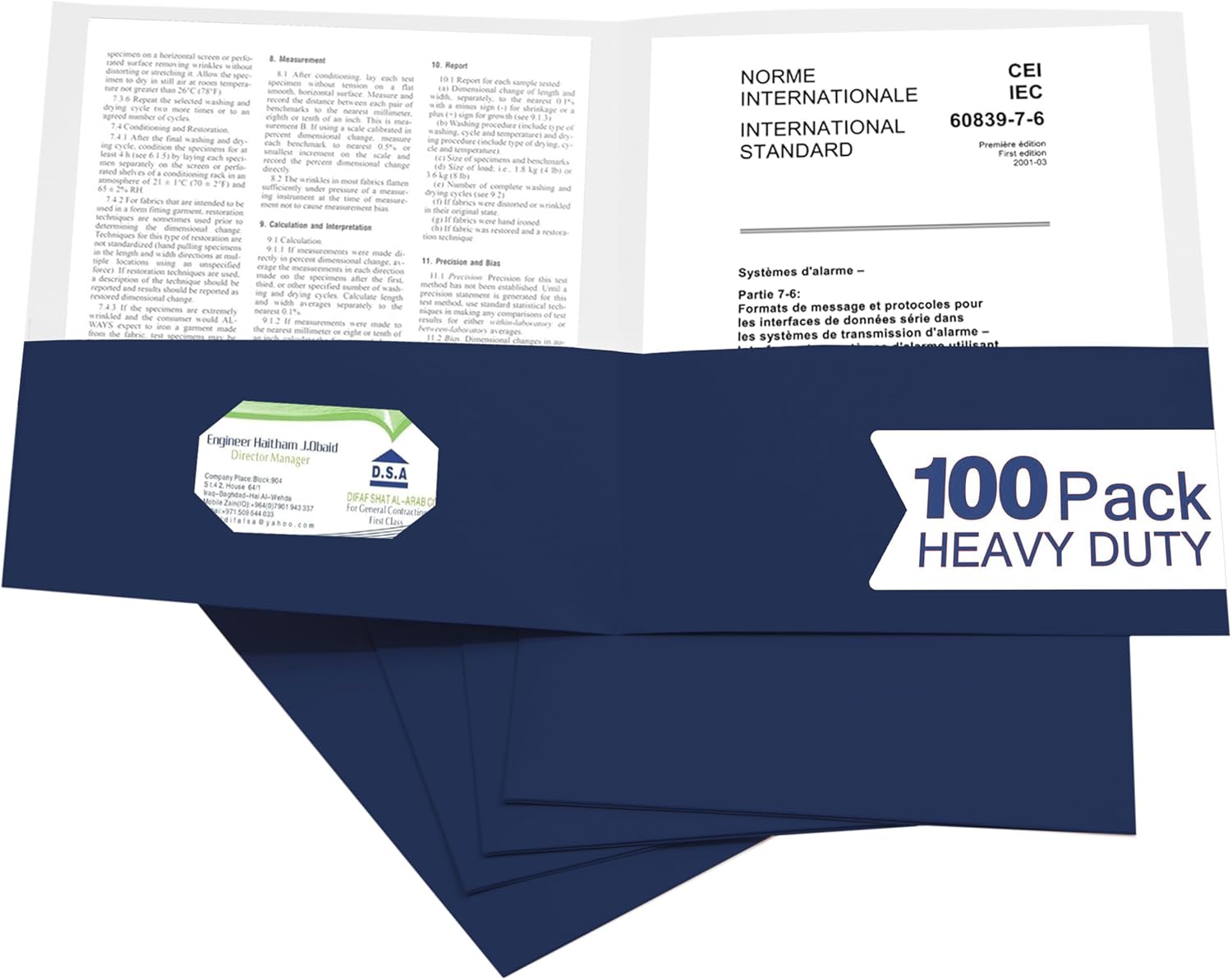 Zzrywuty 100 Packs Paper Folders for Students and Office Use