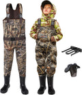 HISEA Kids Chest Waders for Toddler & Children - Waterproof Warm