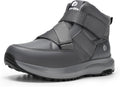 FitVille Mens Snow Boots Extra Wide Width Slip On - Warm, Water