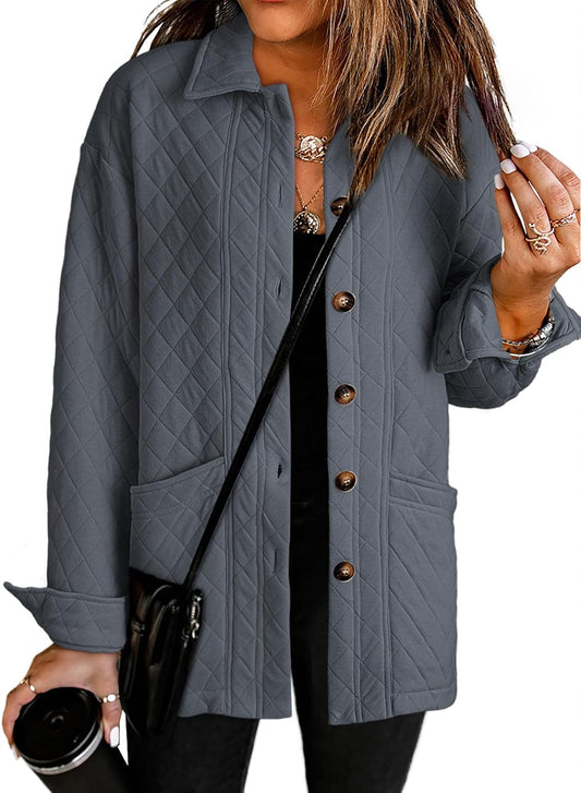 Dokotoo Casual Quilted Jackets for Women - Stylish Winter Coats