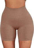 Ribbed Seamless Leggings High Waisted Yoga Pants - Squat Proof Comfort