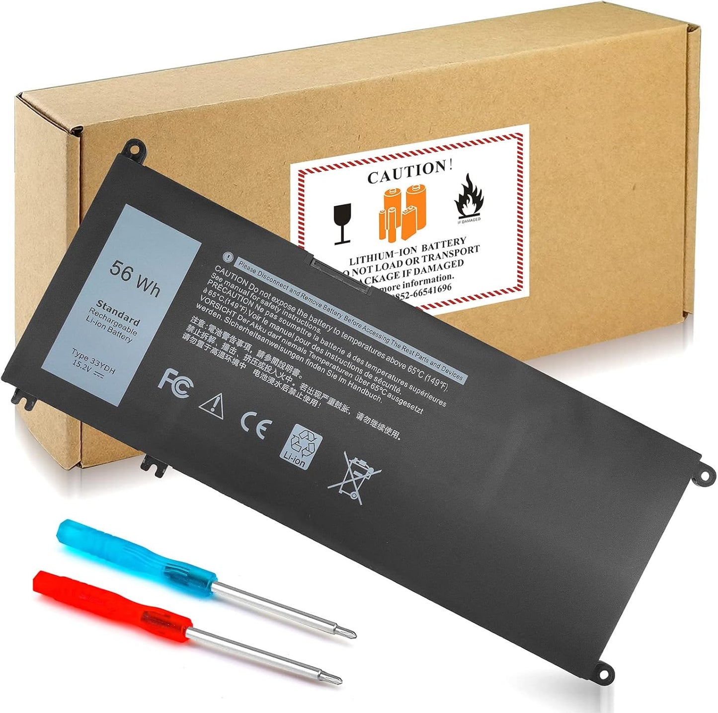 33YDH Replacement Battery for DELL Inspiron by Boyuteceer