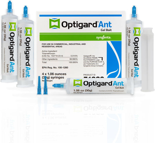 Optigard Ant Bait Gel for Effective Ant Control - 4 Tubes
