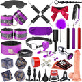 Sex Toys BDSM Restraints Dildo 36Pcs Kit Bondage Gear - Portable Kit