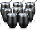 COMOOO 12oz Stainless Steel Drinking Cup - Insulated Wine Tumbler