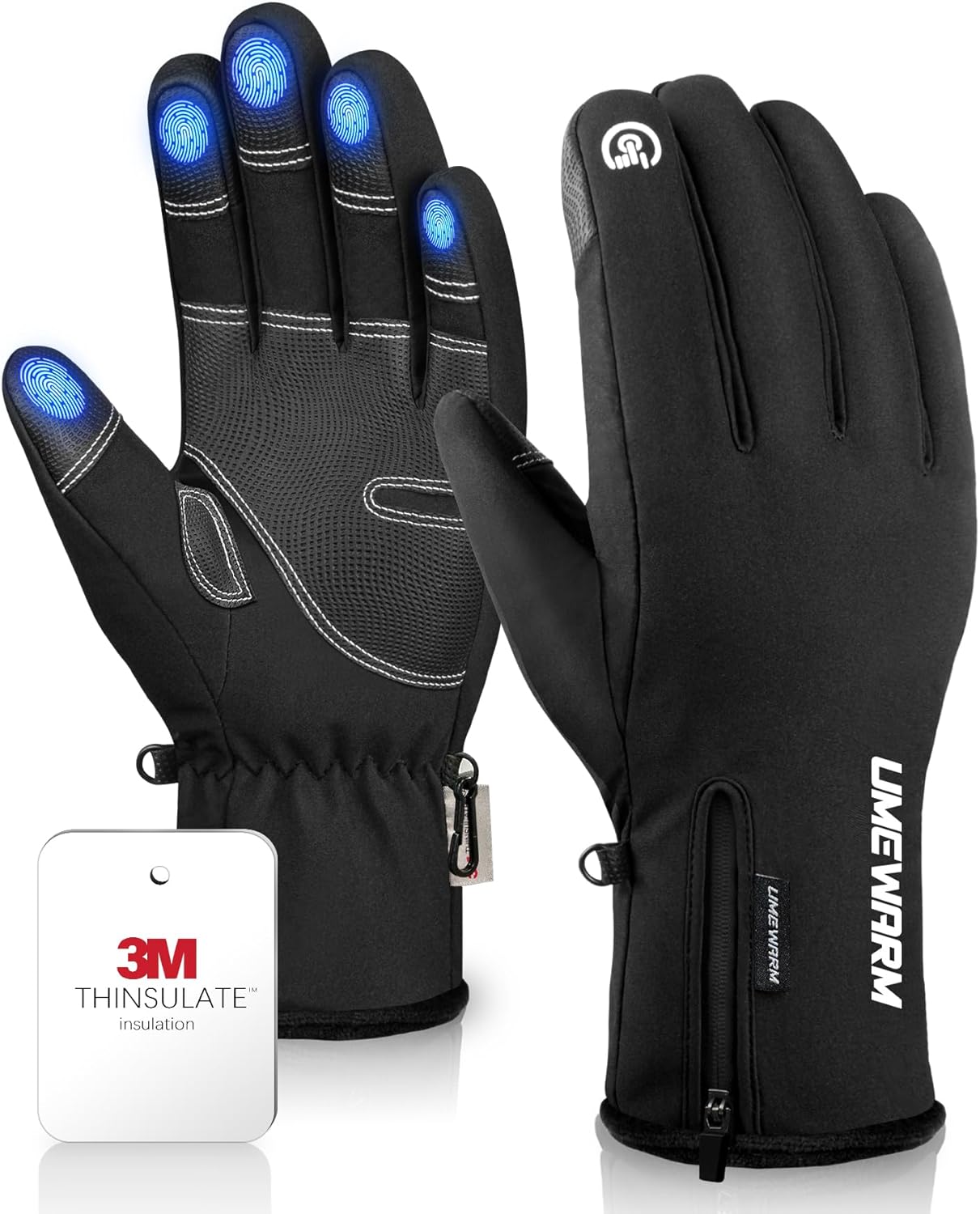 UMEWARM Waterproof Winter Gloves - Touchscreen, Cold Weather Ready!