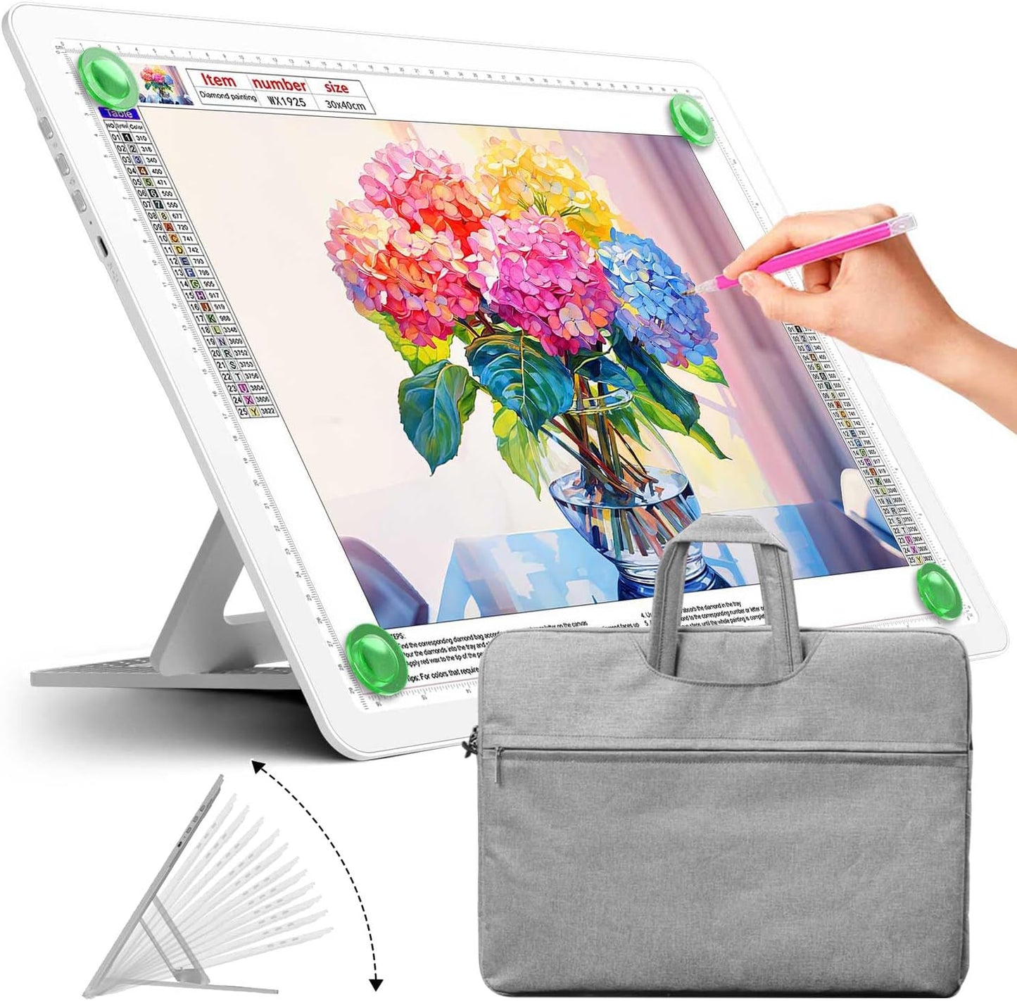 Zocelight Rechargeable A3 Light Board for Tracing and Drawing