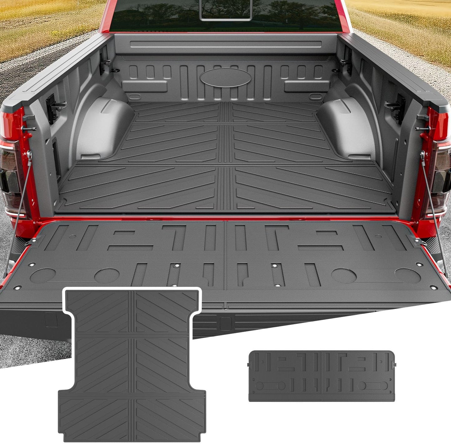 Xipoo 5.5FT Truck Bed Liner for 2021-2025 Ford F150 Models