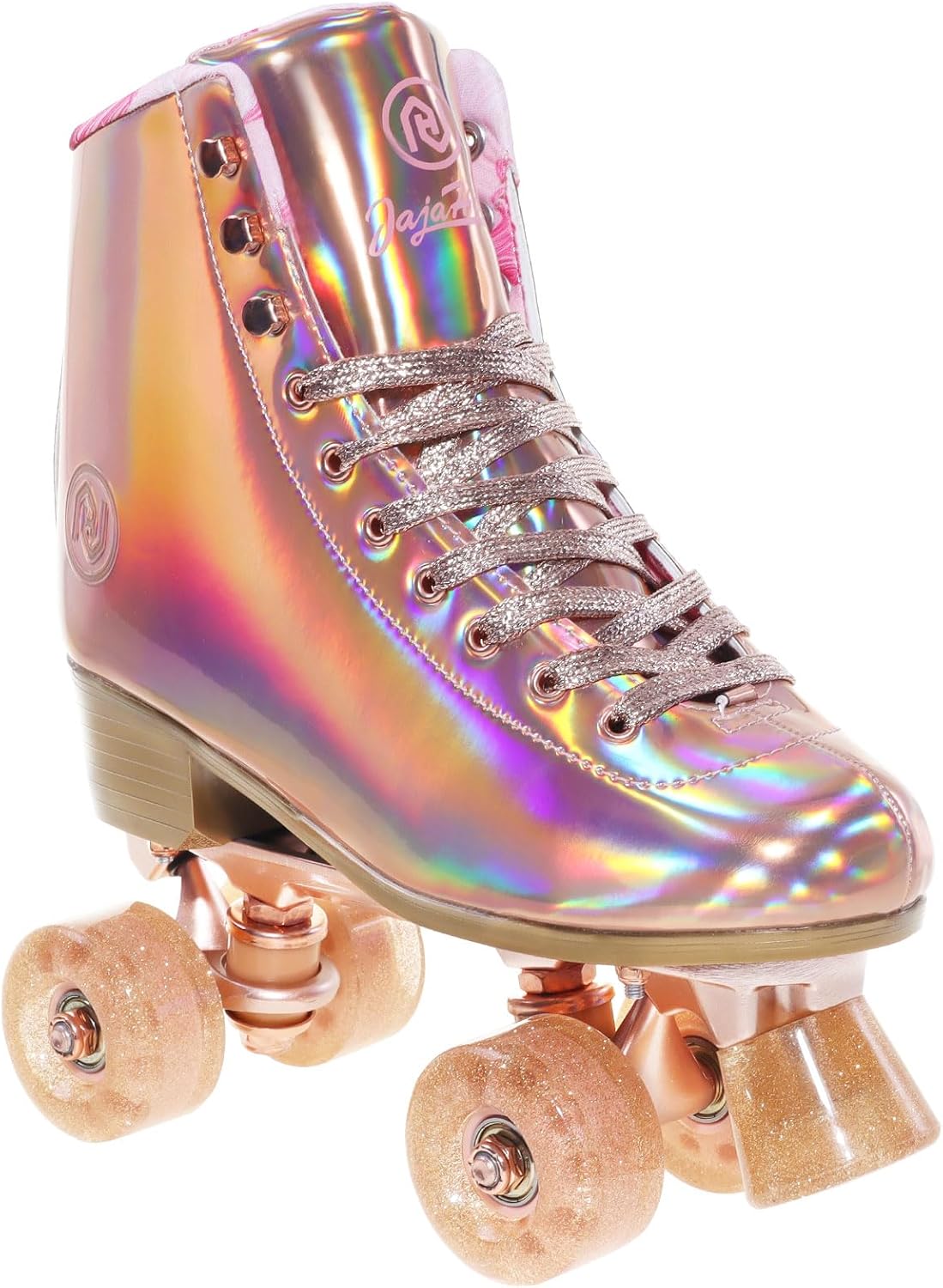 JajaHoho Roller Skates for Women - Holographic Quad Skates