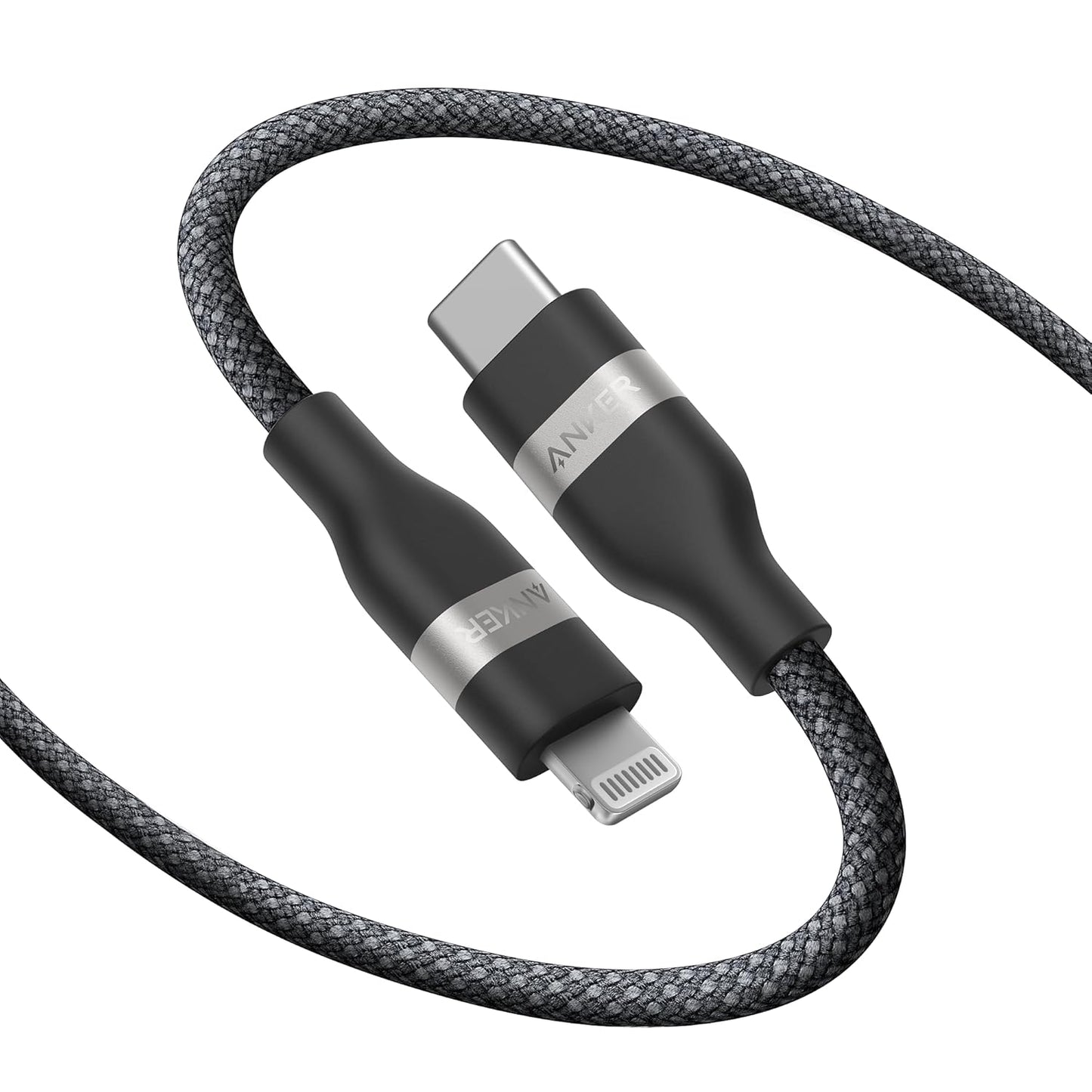 Ultra-Fast Charging Cable for iPhone 14 - Anker, USB-C to Lightning (6FT)