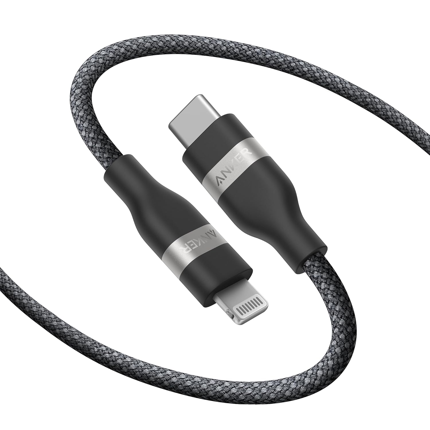 Ultra-Fast Charging Cable for iPhone 14 - Anker, USB-C to Lightning (6FT)