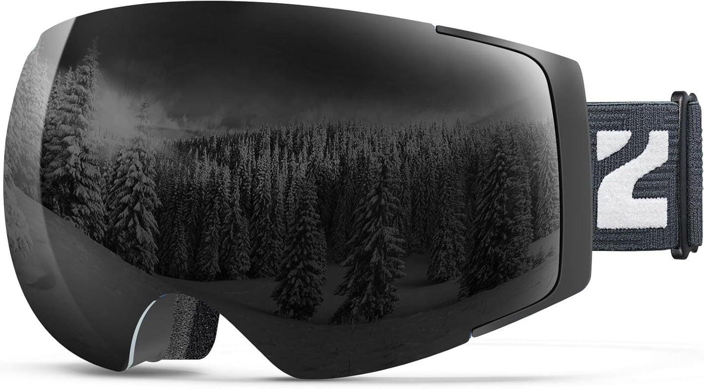 ZIONOR X4 Magnetic Ski Goggles - Anti-fog, UV Protection
