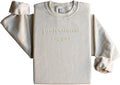 Embroidered Professional Yapper Crewneck - Cozy (Style JMLX)