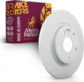 Metrix Premium 12.91 in Rear Coated Solid Disc Brake Rotor - Durable