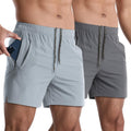 2 Pack Mens Athletic Shorts 5 in Quick Dry Gym Shorts - Lightweight
