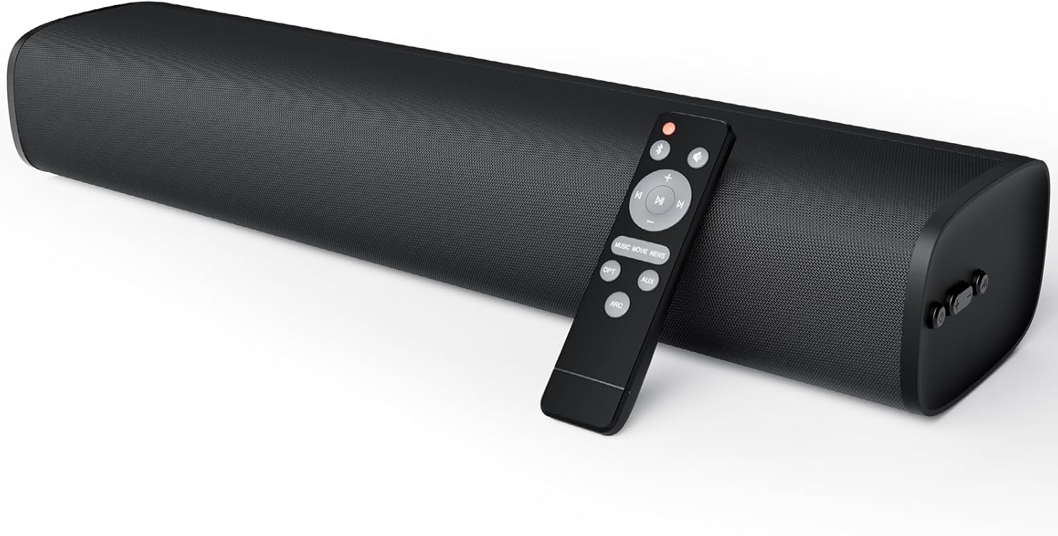 Immerse in Cinematic Sound with MZEIBO TV Sound Bar