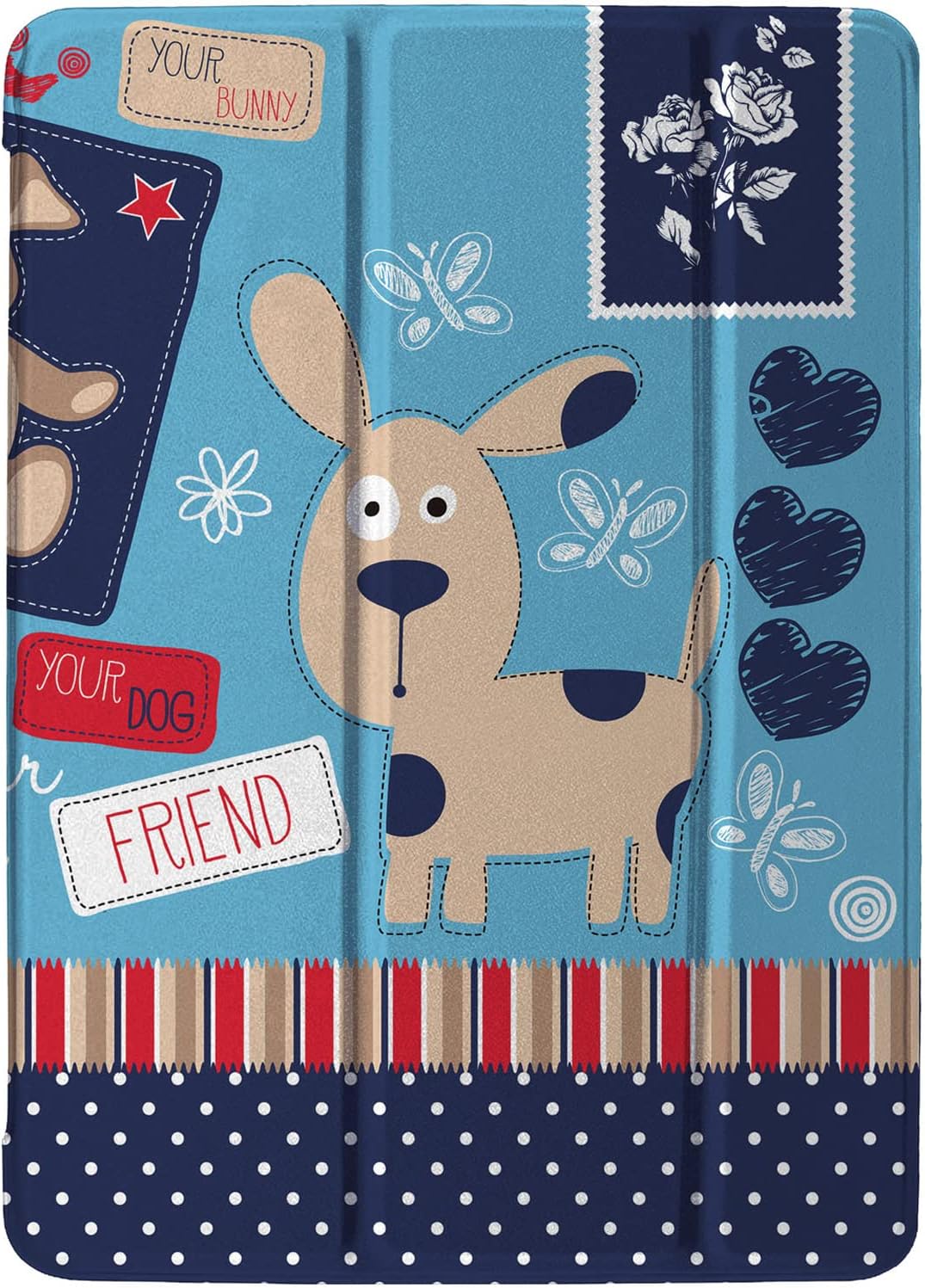 DuraSafe Cases for iPad Air 2nd Gen 9.7 - Puppy Friend Design