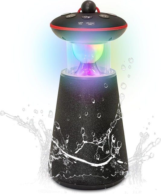 Waterproof Bluetooth Lantern Speaker with LED Light