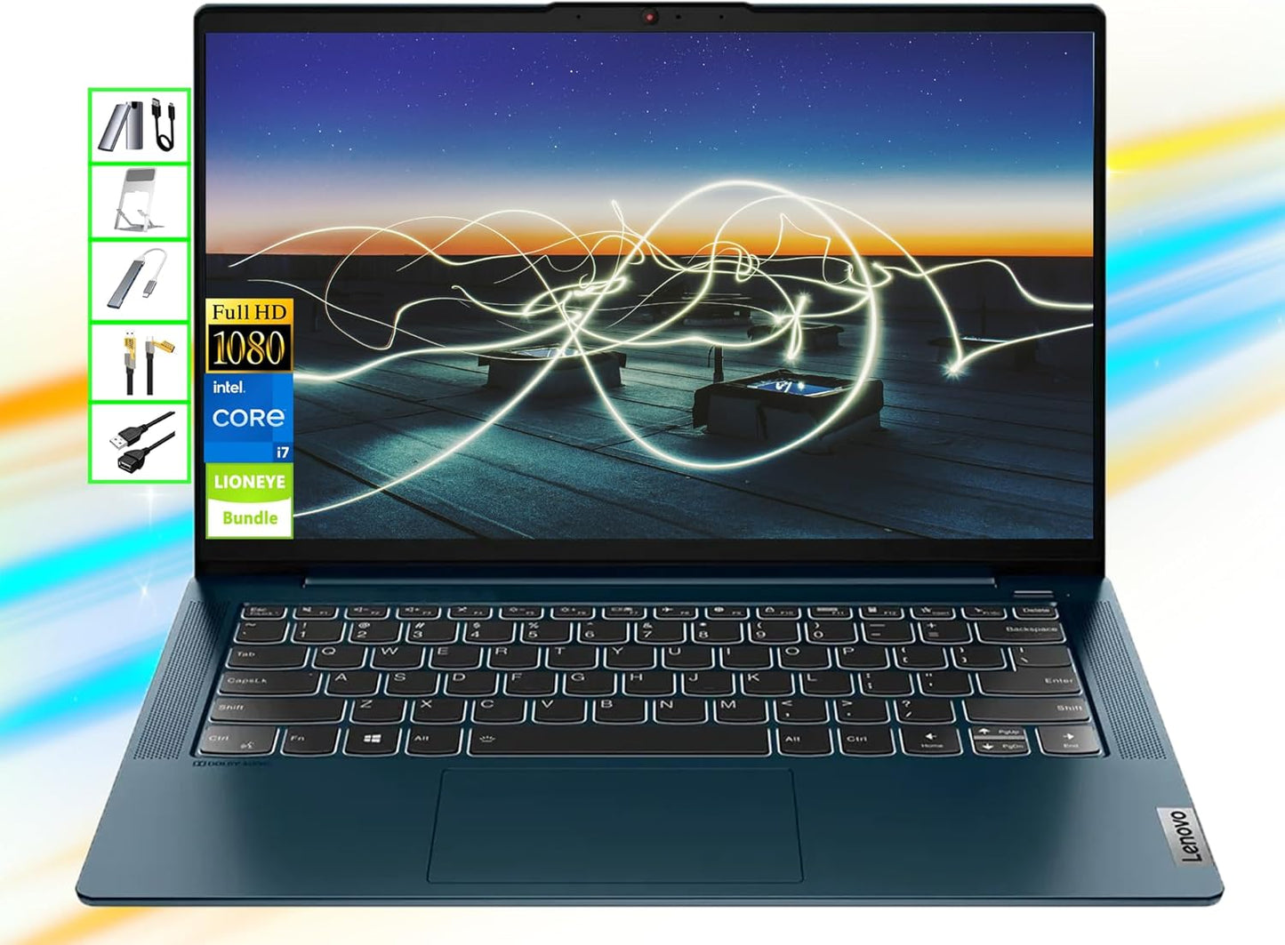 Lenovo AI-Powered Laptop with 14in FHD Display and 1TB SSD