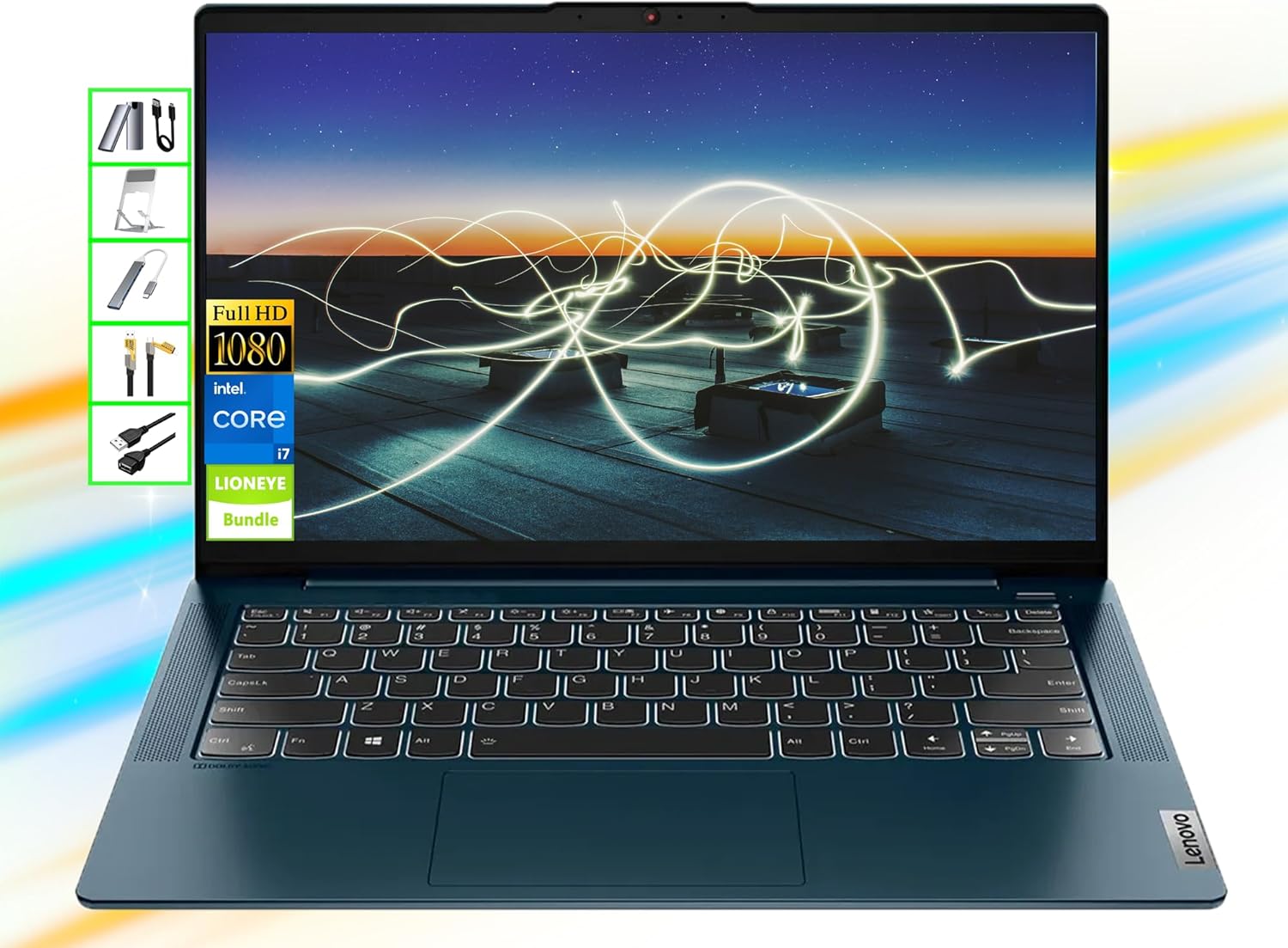 Lenovo AI-Powered Laptop with 14in FHD Display and 1TB SSD