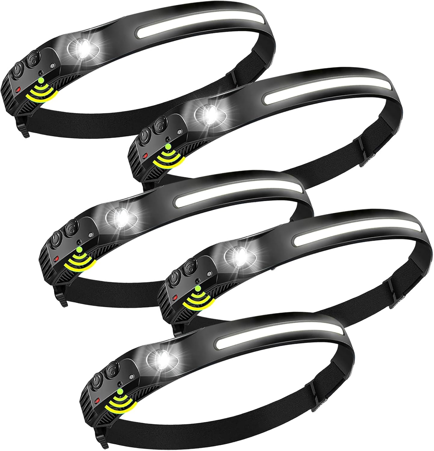 2000mAh Rechargeable LED Headlamp - Ultra Wide Beam