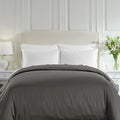 Full/Queen 100% Cotton Sateen Duvet Cover - 400 TC Grey