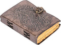 Unicorn Leather Journal Book of Shadows - Handcrafted Travel Diary