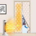 Magnet Thermal Insulated Door Curtain 34in x 82in - Draft Blocking