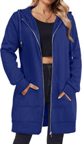 Zip Up Hoodies For Women Long Sleeve Oversized Sweatshirt - Fleece