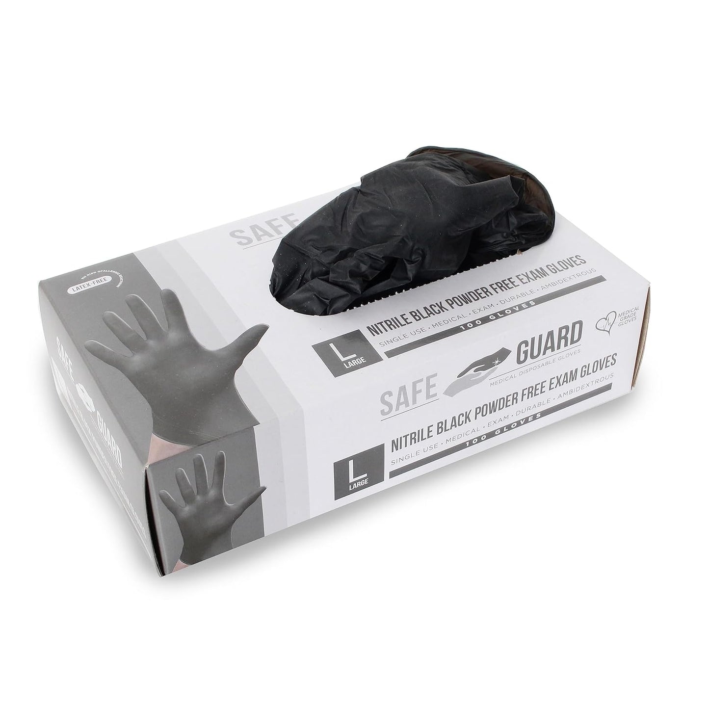 Safeguard Nitrile Gloves: Powder-Free Protection