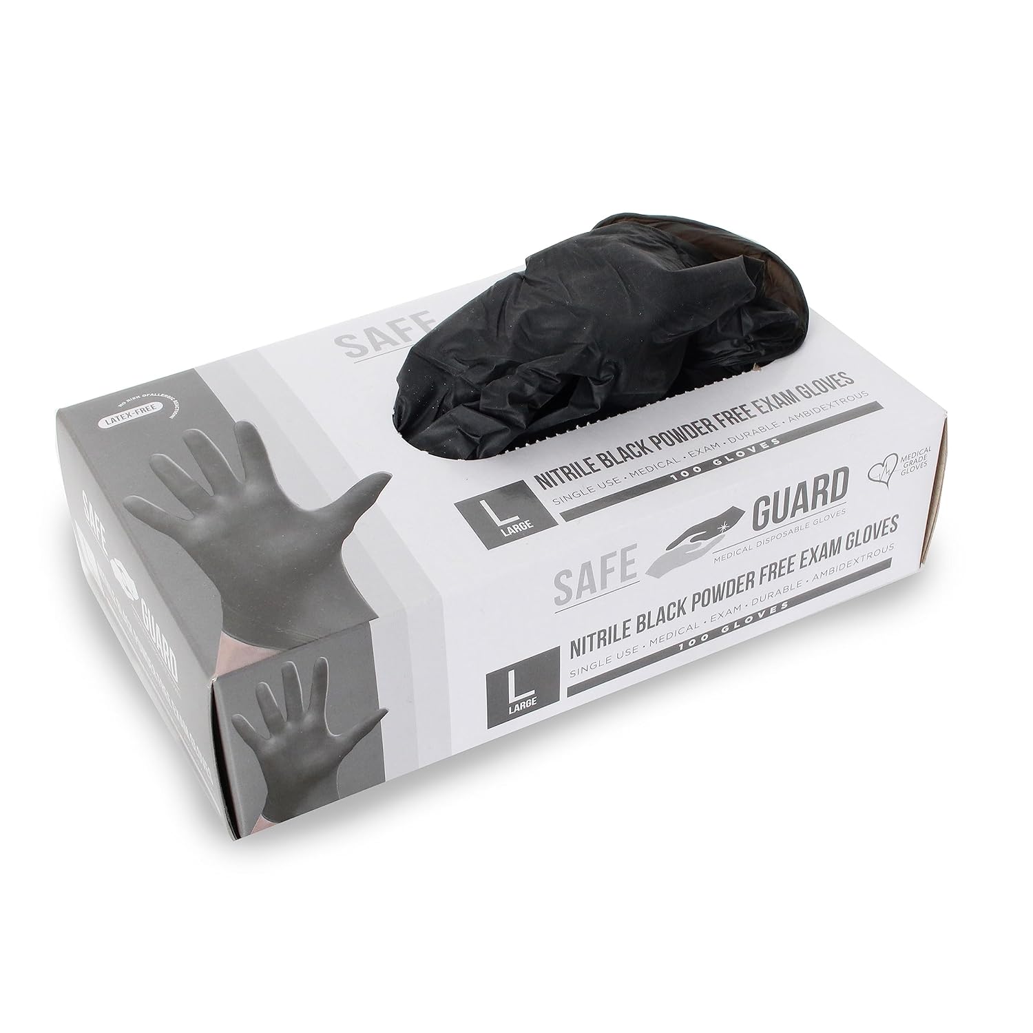 Safeguard Nitrile Gloves: Powder-Free Protection