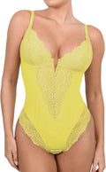 Popilush Shapewear Bodysuit Lace Corset Top - Tummy Control Women's