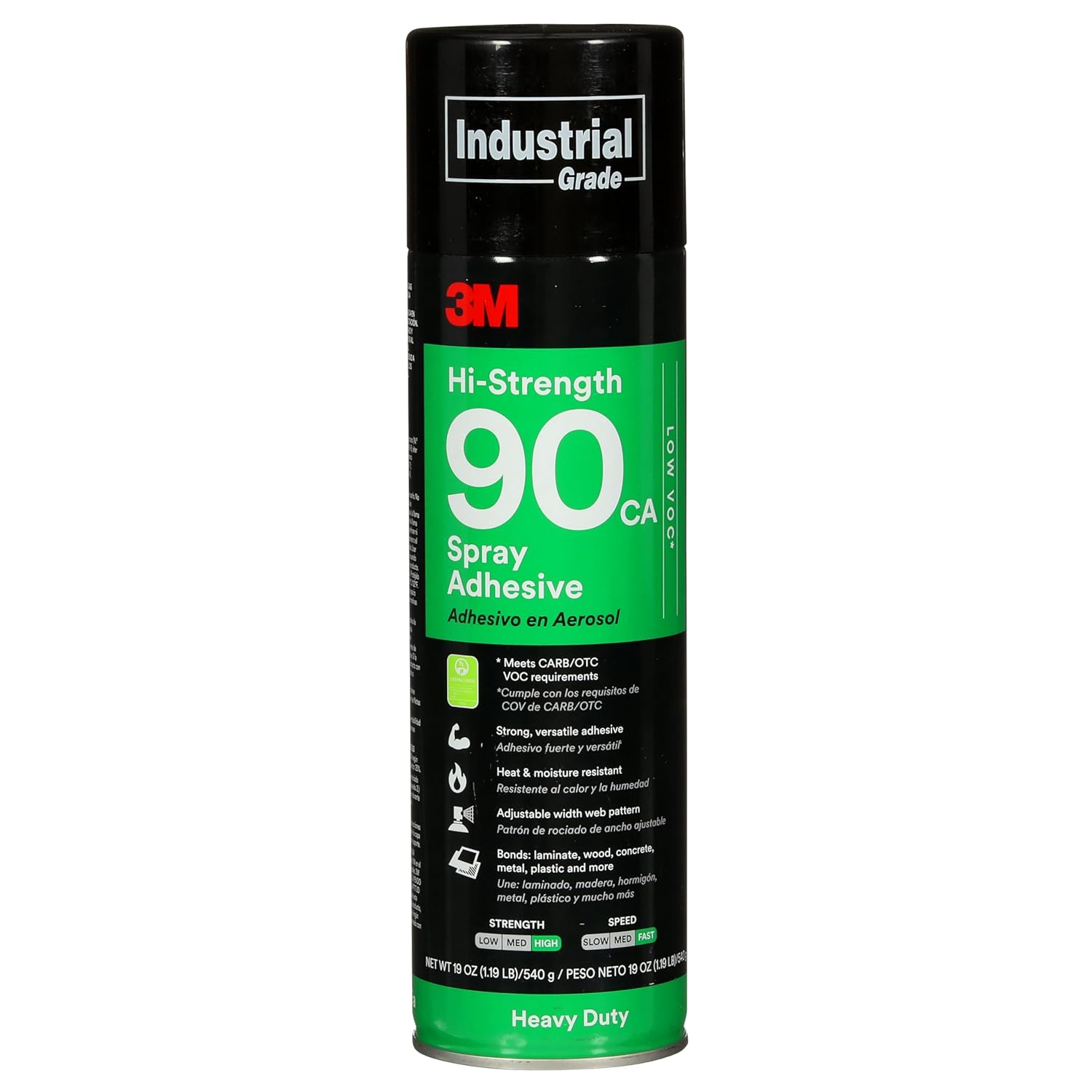 3M Hi-Strength 90 CA Spray Adhesive for Permanent Bonding