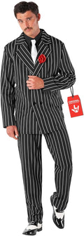 1920s Mens Gangster Costume for Men - Pinstriped Roaring 20s Outfit