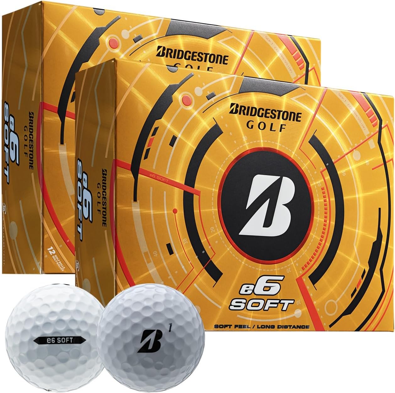 Bridgestone Golf e6 Soft White Double Dozen for Ultimate Performance