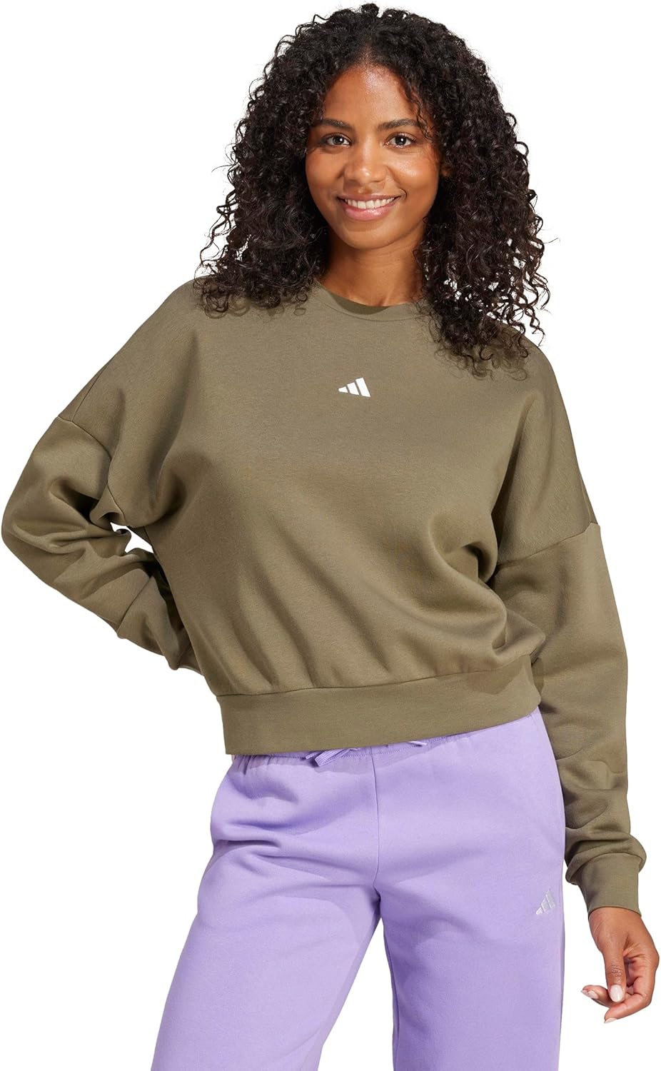 adidas Womens Essentials Cozy Sweatshirt for Modern Comfort