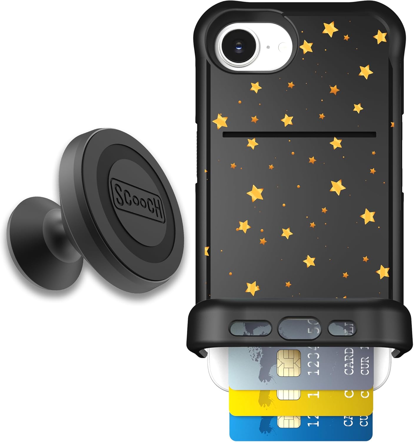 Scooch Wingmate Wallet Case for iPhone 16e with Card Holder