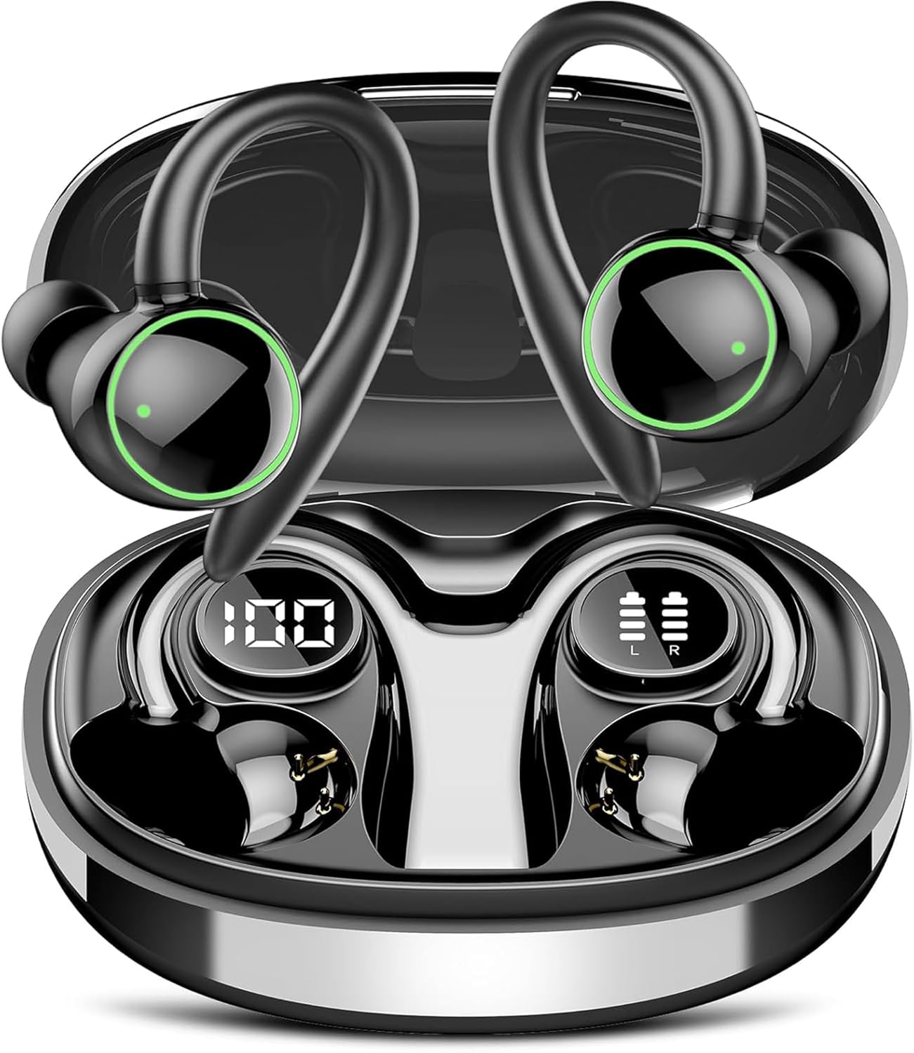 Wireless Earbuds with Bluetooth 5.4 and Noise Cancelling Mic