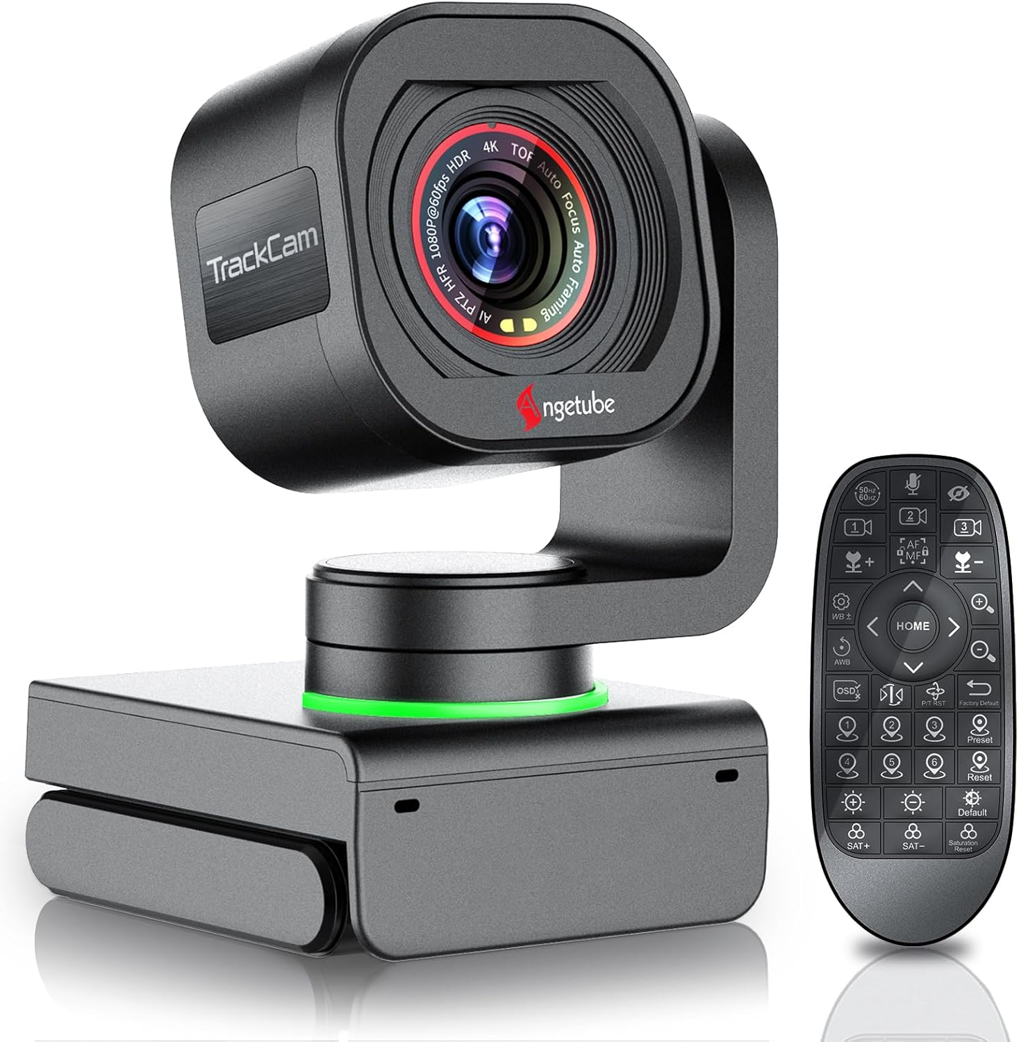 Angetube TrackCam 4K Webcam: AI Tracking & Gesture Control