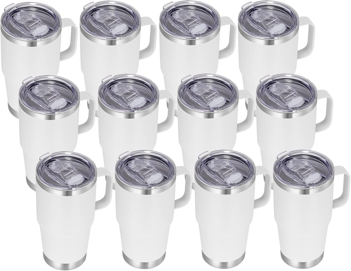 VEGOND 20 oz Tumbler Set with Handle and Straw for Travel