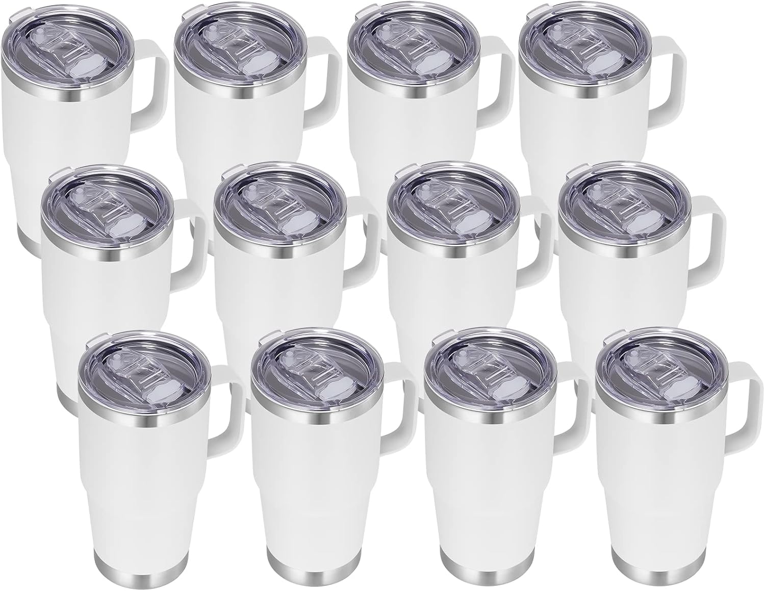 VEGOND 20 oz Tumbler Set with Handle and Straw for Travel