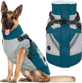 Dog Winter Coat with Built-In Harness - Waterproof Warm Jacket