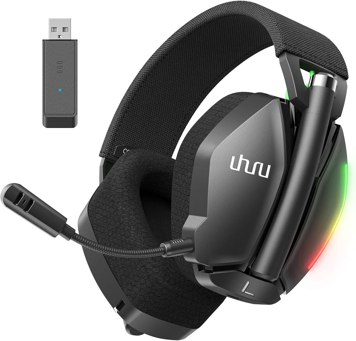 UHURU Dual Wireless Gaming Headset: Immersive Stereo Sound
