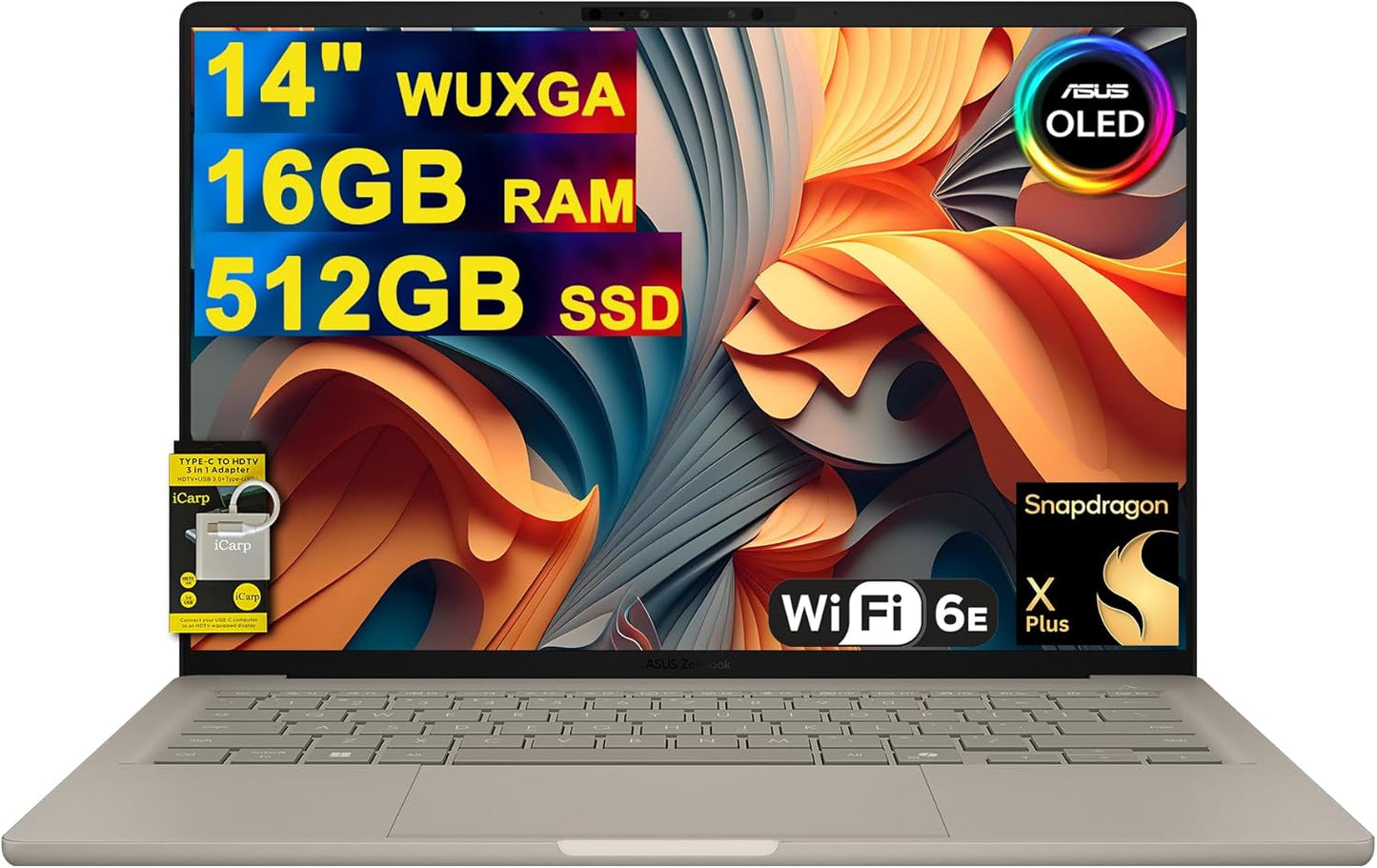 ASUS Zenbook A14 Laptop: Powerful 14in OLED for Creators