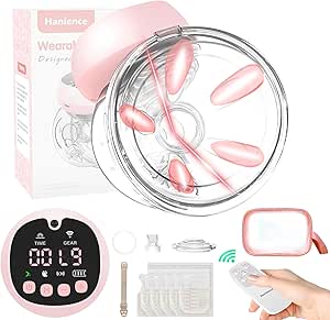Breast Pump Hands Free, Hanience Wearable Pumps for Comfort