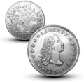 1794 Flowing Hair Dollar Antique U.S. Coins Collection - Collector