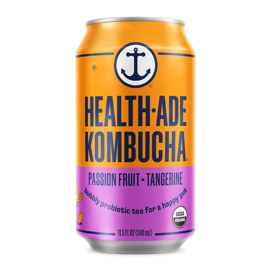 Health-Ade Passion Fruit-Tangerine Kombucha 12-Pack Cans