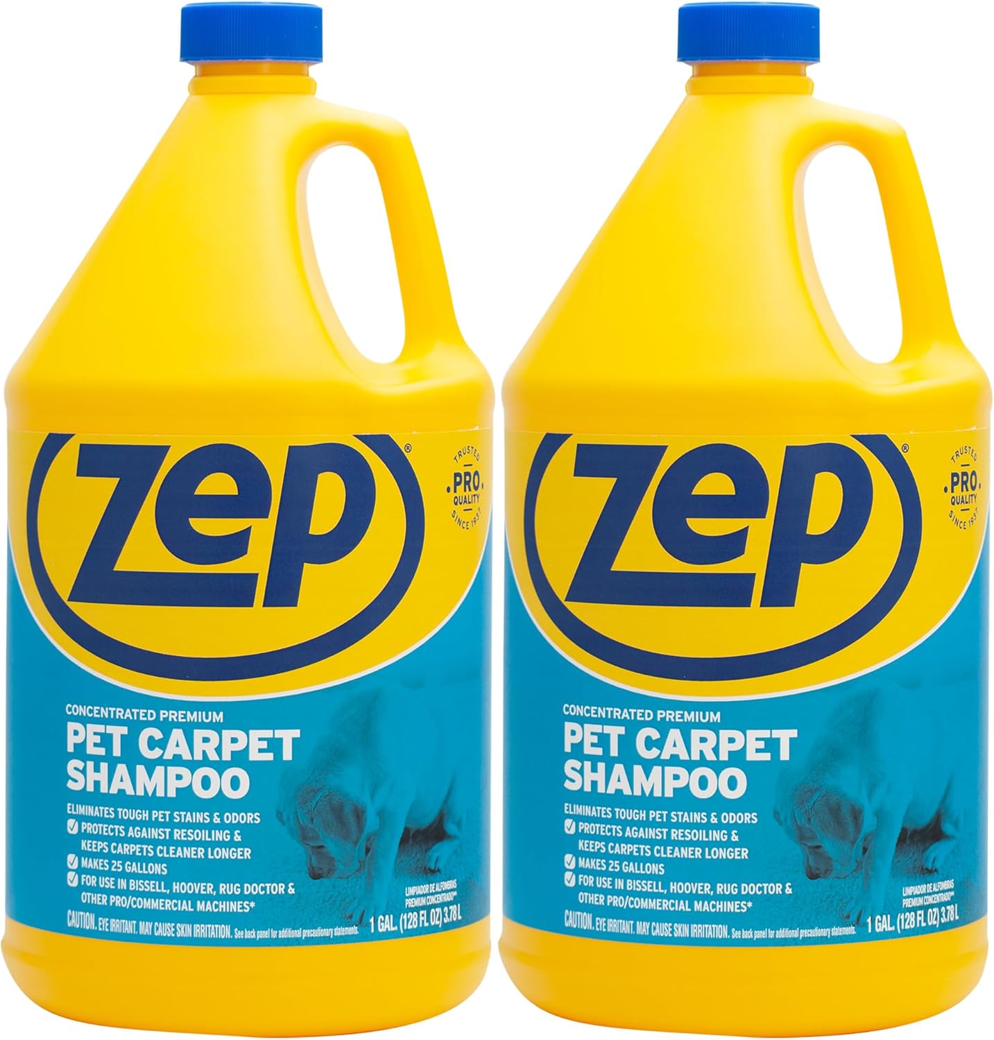 Zep Premium Pet Carpet Shampoo - Tough Stain and Odor Remover