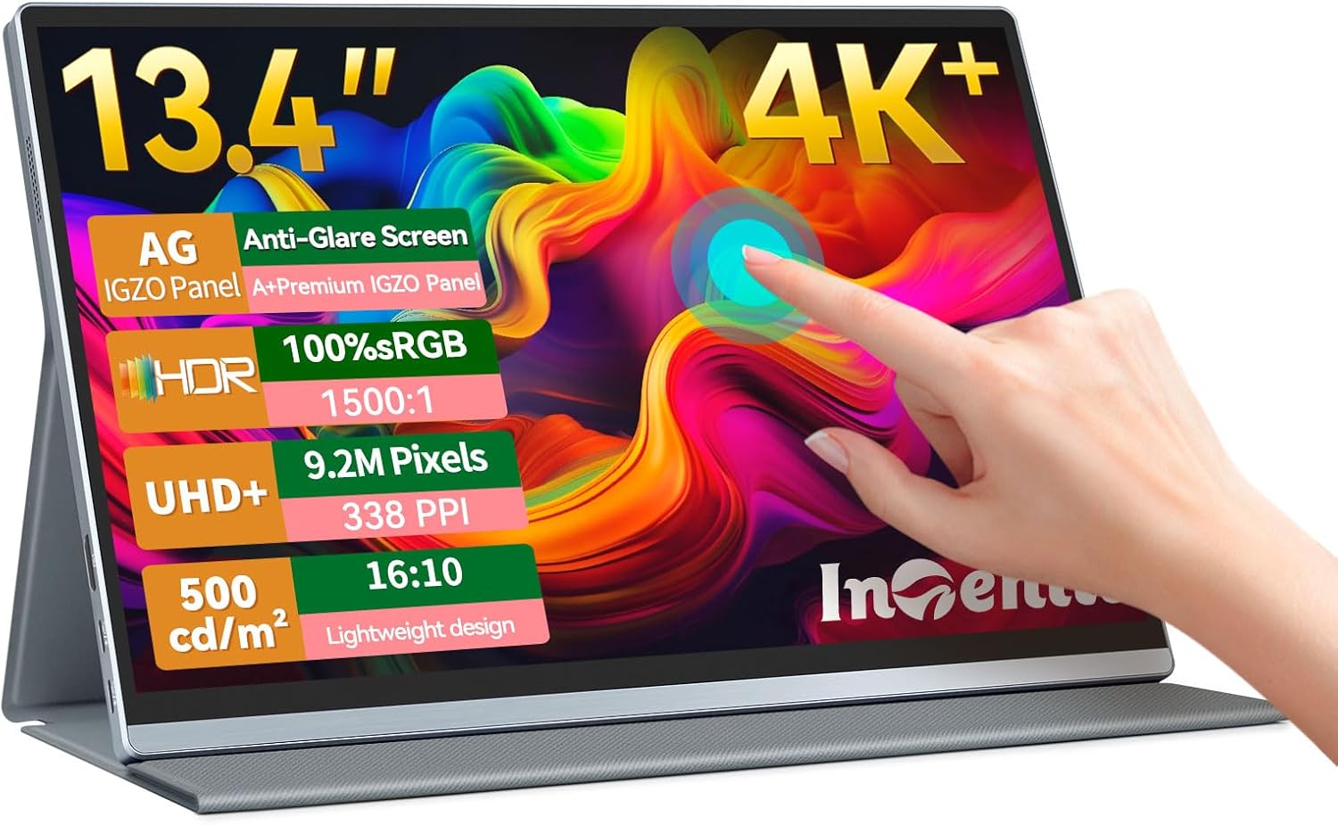 Intehill 4K Touchscreen Monitor - Ultimate Portable Visual Experience